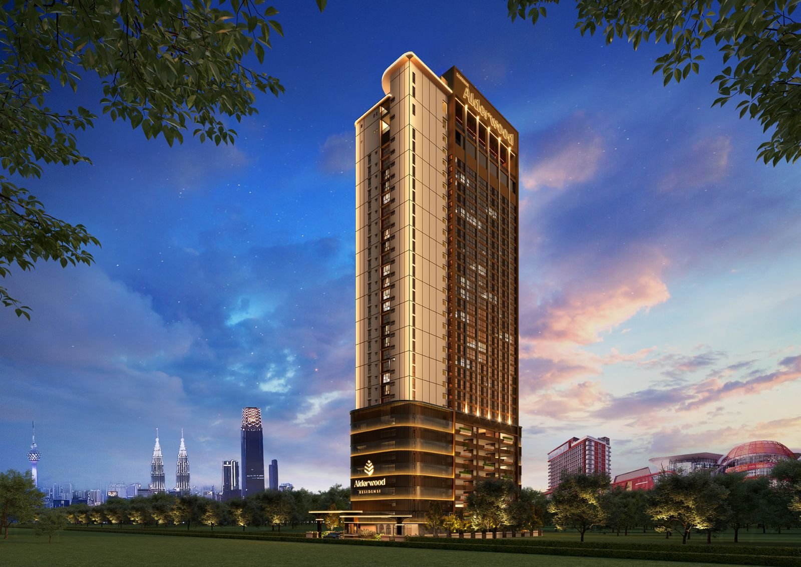 Alderwood Residence tower, artist's impression